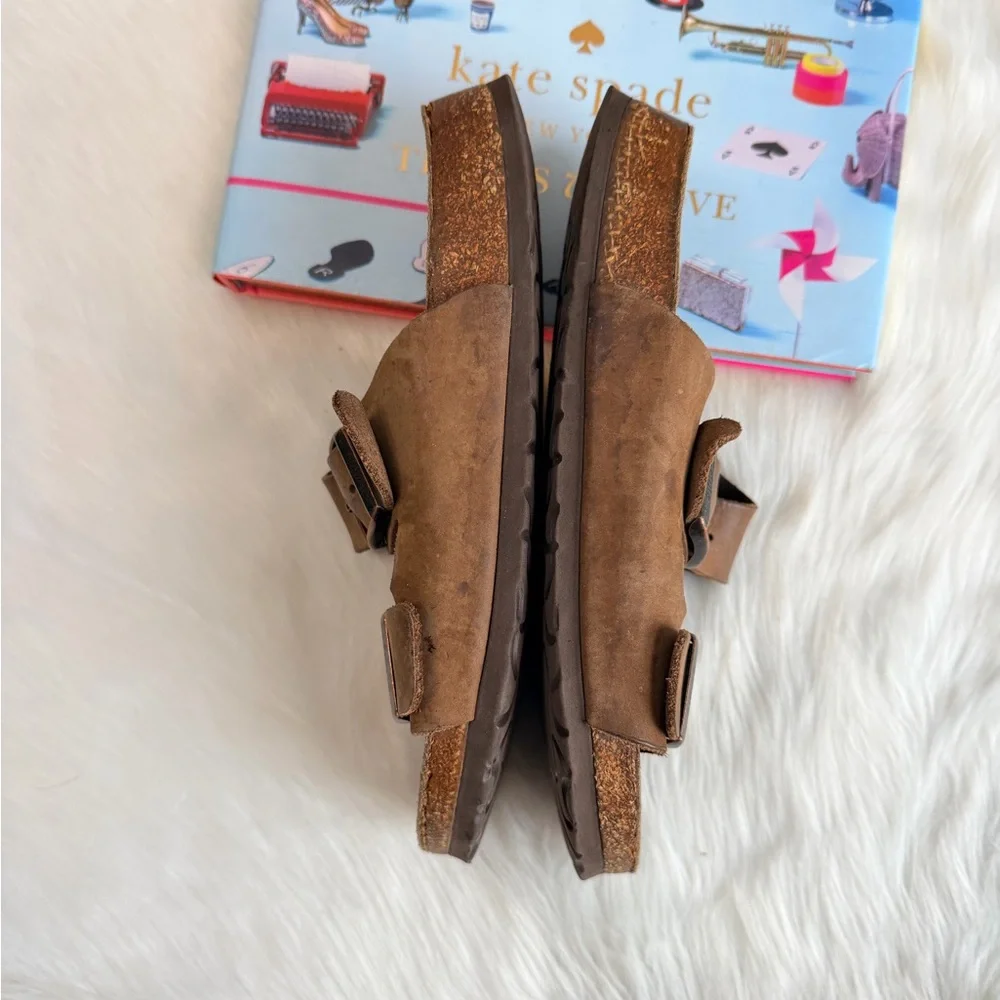 Birkenstock Arizona Tan Double Strap Sandals - Picture 9 of 10